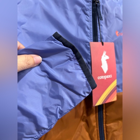 Cotopaxi Kid's Large Teca Cálido Jacket Sandwich Blue NWT Reflective Reversible - Picture 4 of 8